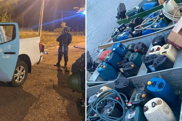 Exército apreende veículo furtado e combustível contrabandeado na fronteira em Corumbá