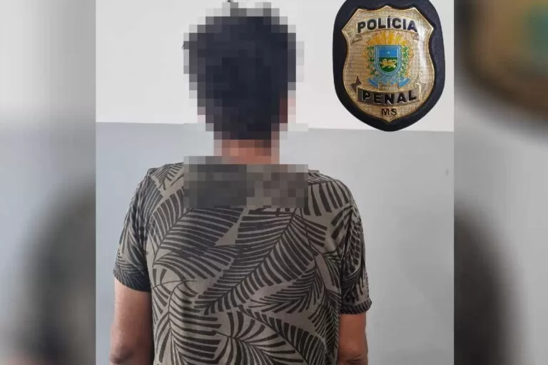 Condenado por roubo, furto e ameaça é preso pela Polícia Penal em Corumbá
