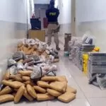 PRF apreende mais de 400 Kg de drogas em caminhão na BR-262