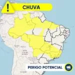 Alerta: chuvas intensas afetam noroeste, norte e leste de Mato Grosso do Sul