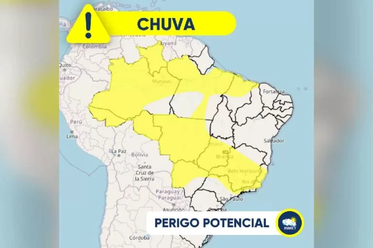 Alerta: chuvas intensas afetam noroeste, norte e leste de Mato Grosso do Sul