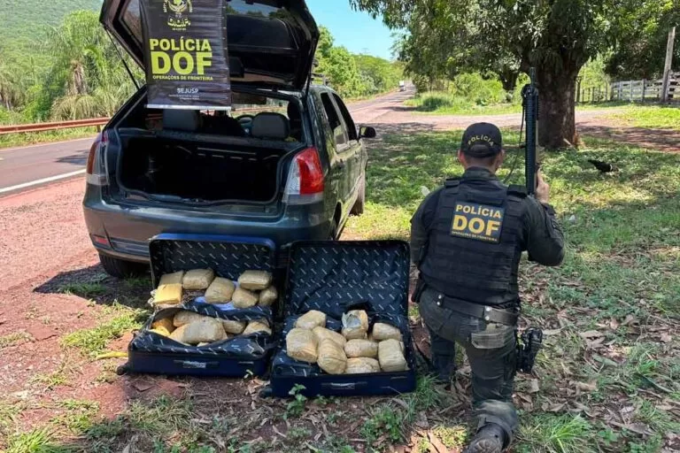 Mulher é presa com 24 quilos de skunk em Corumbá