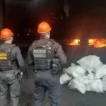 Polícia federal incinera 1,5 tonelada de drogas em Corumbá