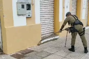 Leia mais sobre o artigo Sucuri de 2 metros é capturada pelos bombeiros no Porto Geral de Corumbá | vídeo