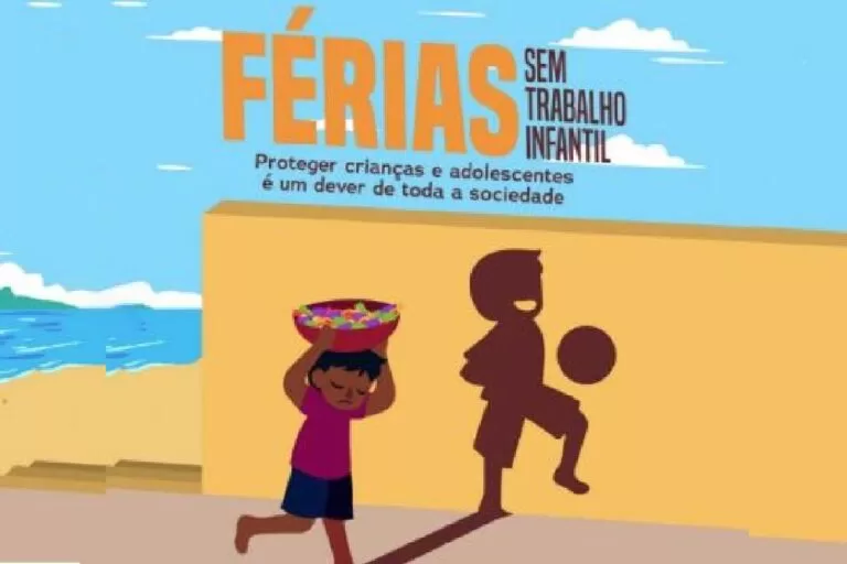 Campanha intensifica alerta para riscos do trabalho infantil durante as férias escolares