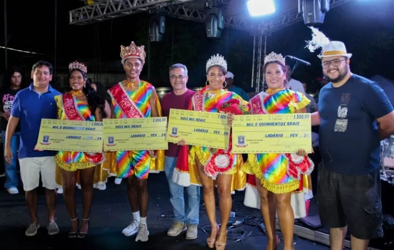 Em Ladário, concurso elegeu a Corte de Momo e Musa da diversidade do Carnaval 2024