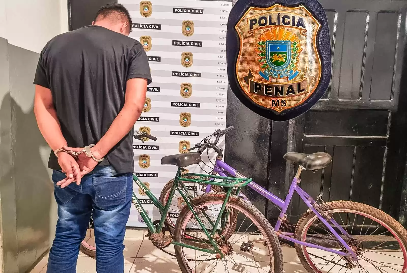 Você está visualizando atualmente Polícias Civil e Penal prendem homem que furtou bicicletas em Ladário