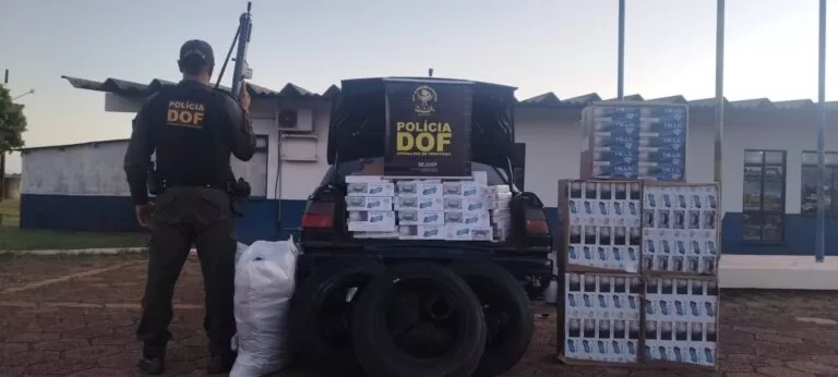 Mais de 45 mil em produtos ilegais são apreendidos pelo DOF em Maracaju