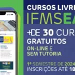 Cursos Livres IFMS 2024: Inscrições abertas com mais de 30 opções