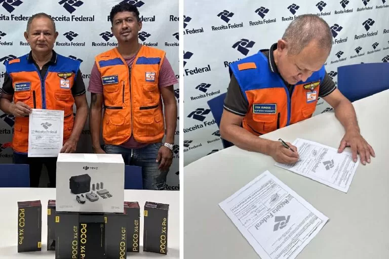 Receita Federal em Corumbá realiza destinação de equipamentos eletrônicos à Defesa Civil