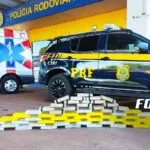 Motorista de ambulância é preso pela PRF com 62 Kg de cocaína na BR-262