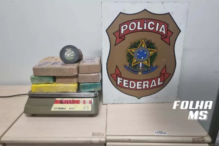 Homem é preso com 9,5 kg de pasta base de cocaína na rodoviária de Corumbá