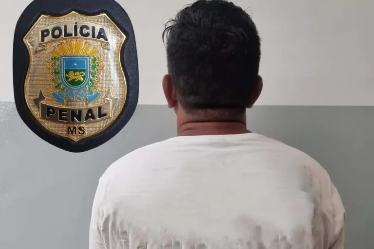 Foragido da justiça por tráfico é preso por policiais penais em Corumbá