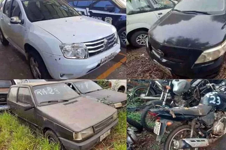 Leilão do Ministério da Justiça tem veículos com lances a partir de R$ 1 mil