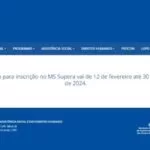 Após instabilidade em site, “MS Supera” prorroga prazo de inscrições