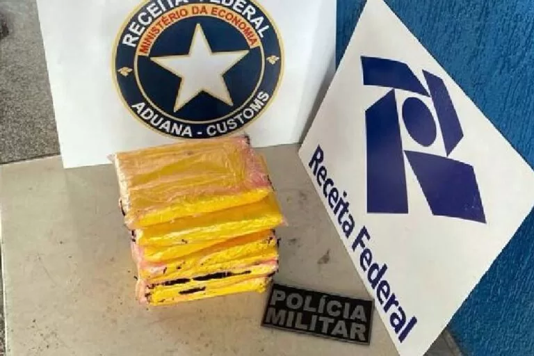 Peruano é preso pela Receita Federal com 9,4 Kg de pasta base na fronteira com a Bolívia
