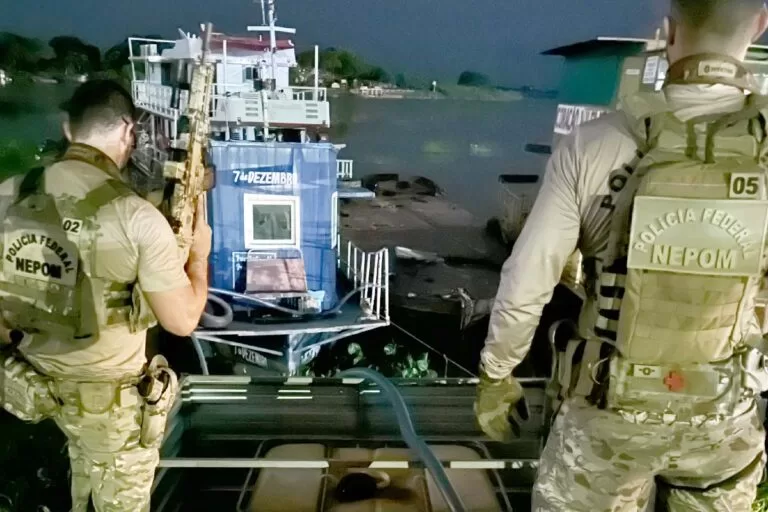 Dois são presos e mais de 20 mil litros de óleo diesel apreendidos pela PF em Corumbá