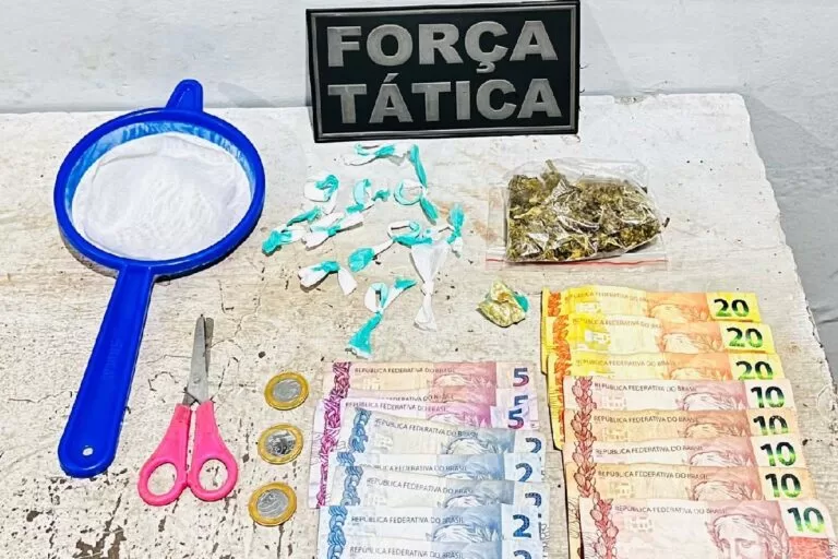 Mulher é flagrada em venda de drogas e acaba presa pela Força Tática em Corumbá