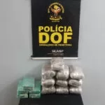 Passageira de ônibus que seguia para Campo Grande com pasta-base de cocaína é presa pelo DOF em Corumbá