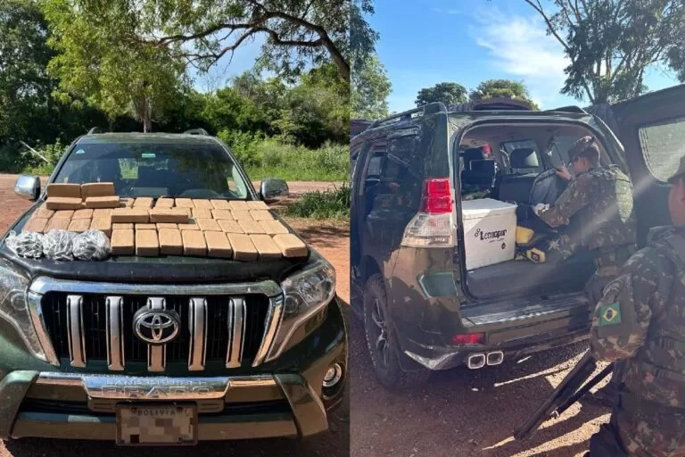 Exército intercepta mais de 50 kg de drogas em operação na fronteira com a Bolívia