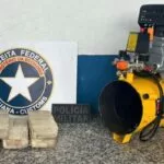 Inspeção da Receita Federal volta a encontrar droga escondida em compressor de ar