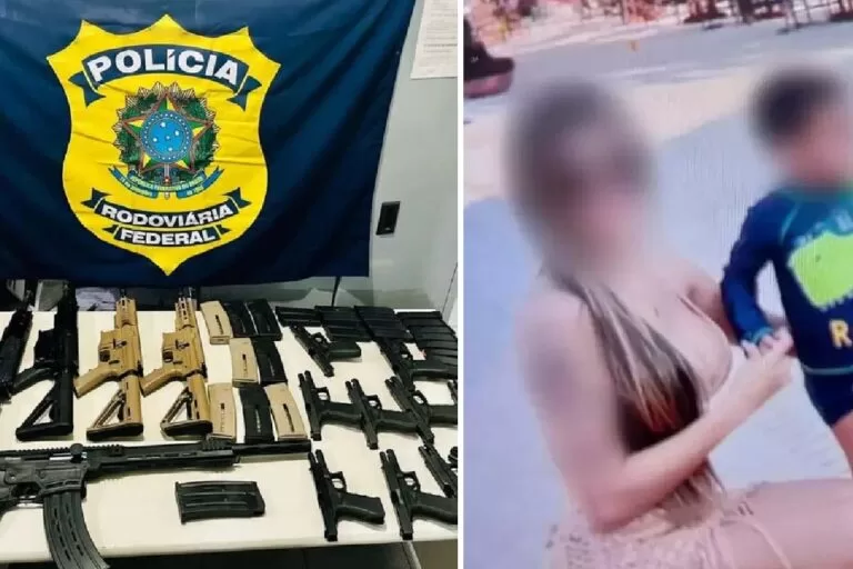 Justiça concede prisão domiciliar a mulher presa com arsenal na BR-262