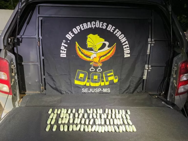 Boliviana que seguia com cocaína em ônibus para São Paulo é presa pelo DOF em Corumbá