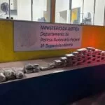 Boliviana é presa pela PRF transportando 57 kg de entorpecentes em carro de aplicativo