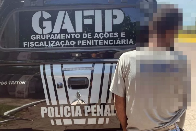 Condenado por roubo e furto é capturado pela Polícia Penal em Corumbá