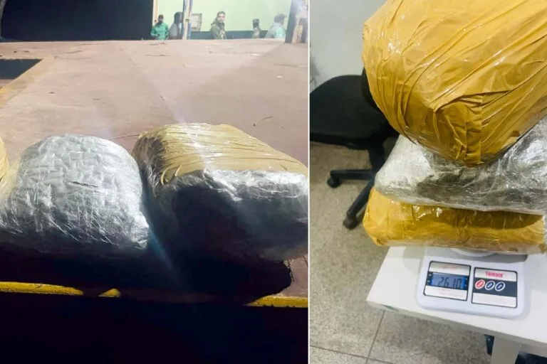 Adolescente detida pelo exército com drogas