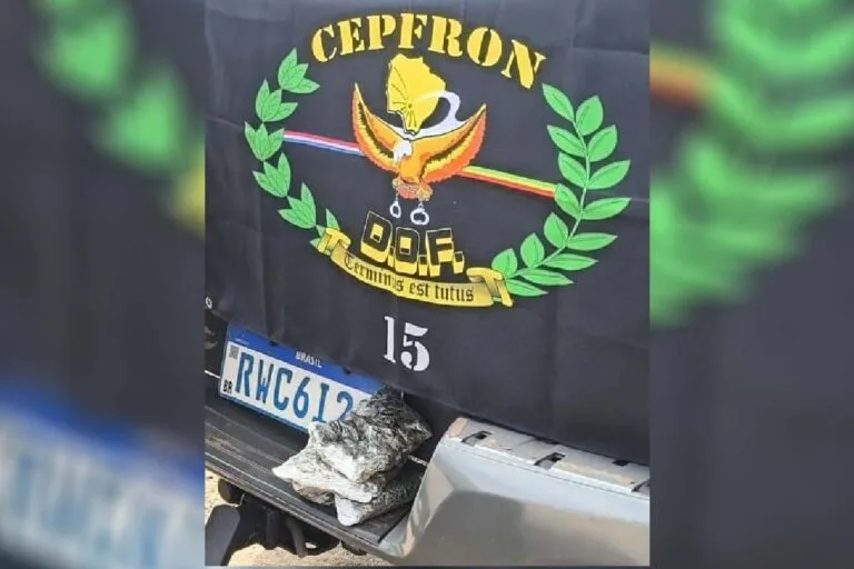 Homem é preso pelo DOF com pacotes de maconha presos ao corpo na BR-262
