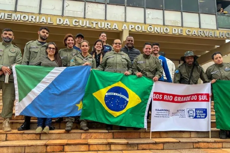 Equipe de resgate de MS é enviada para salvar animais das inundações no Rio Grande do Sul