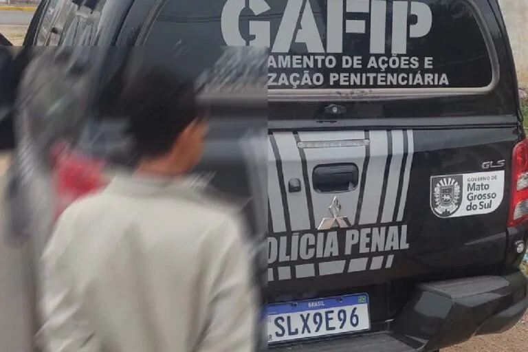 Foragido da justiça desde dezembro é capturado pela Polícia Penal em Corumbá