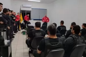 Leia mais sobre o artigo Polícia Penal treina equipe para lidar com situações de risco em penitenciárias estaduais