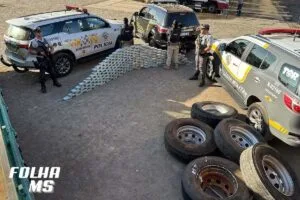 Leia mais sobre o artigo Sul-mato-grossense é preso em SP transportando 219 quilos de cocaína em pneus de caminhão
