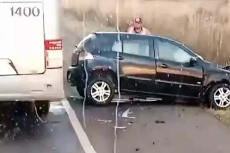 Carro bate de frente com caminhão boiadeiro e motorista morre na BR-262