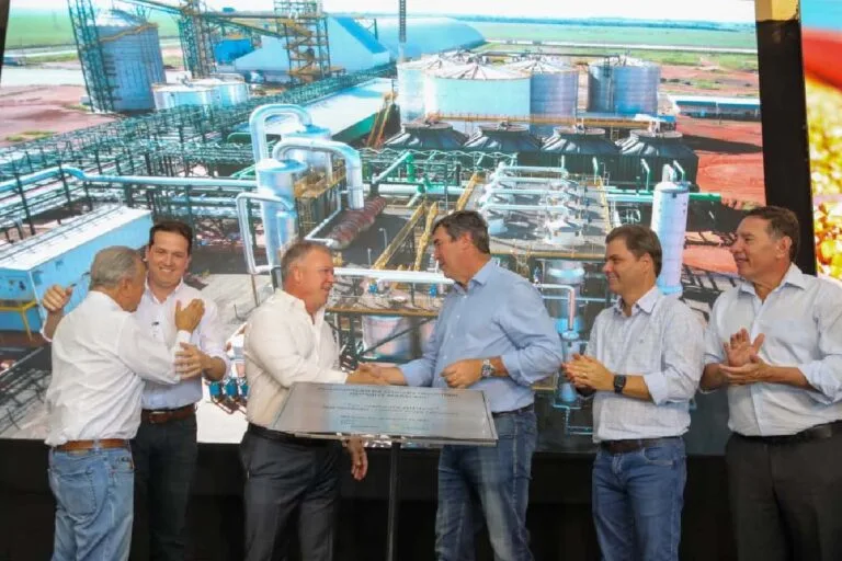 Nova fábrica de etanol de milho é inaugurada em Maracaju