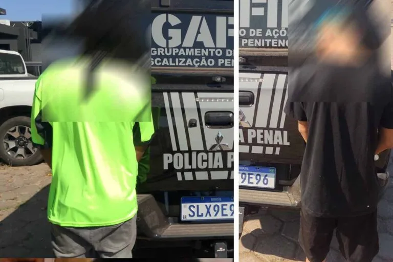 Policiais Penais prendem dois foragidos da justiça em Corumbá