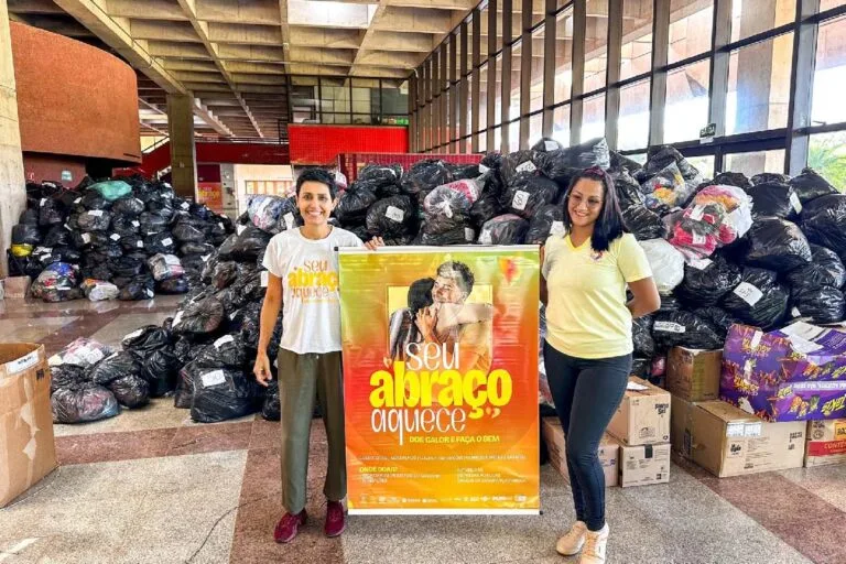 Campanha ‘Seu Abraço Aquece’ inicia doações com 180 mil peças arrecadadas