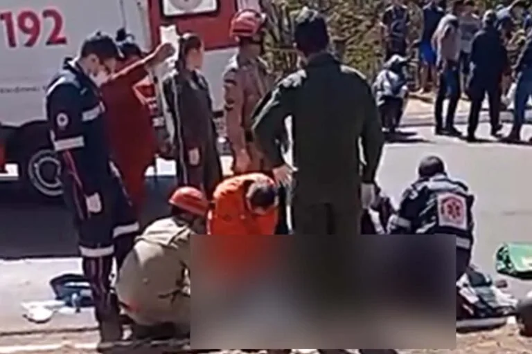 Mulher morre após colidir motocicleta em caminhão em Ladário