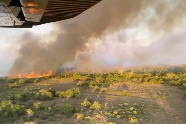 Incêndio em caminhão atolado se espalha na Nhecolândia e mobiliza Corpo de Bombeiros