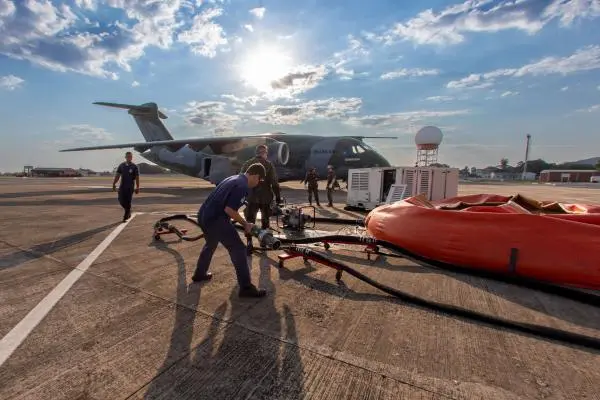 Você está visualizando atualmente Aeronave da FAB já lançou mais de 200 mil litros de água sobre os incêndios no Pantanal