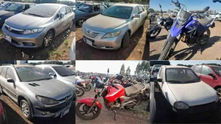 Visitação a lotes de veículos em leilão do Detran-MS iniciam nesta sexta-feira