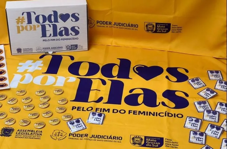 Você está visualizando atualmente Campanha #TodosPorElas une Governo, Alems e TJ contra o Feminicídio