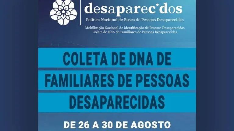 MS integra ação nacional com coleta de DNA para identificar pessoas desaparecidas