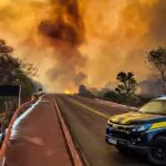 Incêndios as margens da BR-262 demanda atenção redobrada alerta PRF