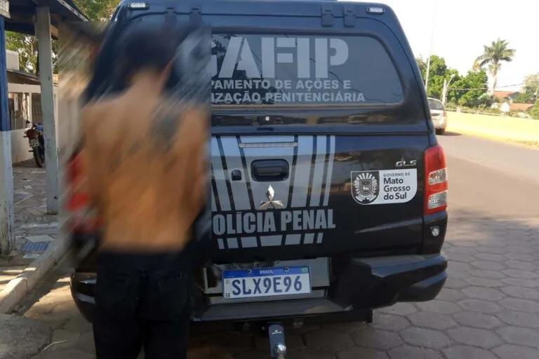 Homem é preso pela Polícia Penal após deixar de carregar tornozeleira eletrônica