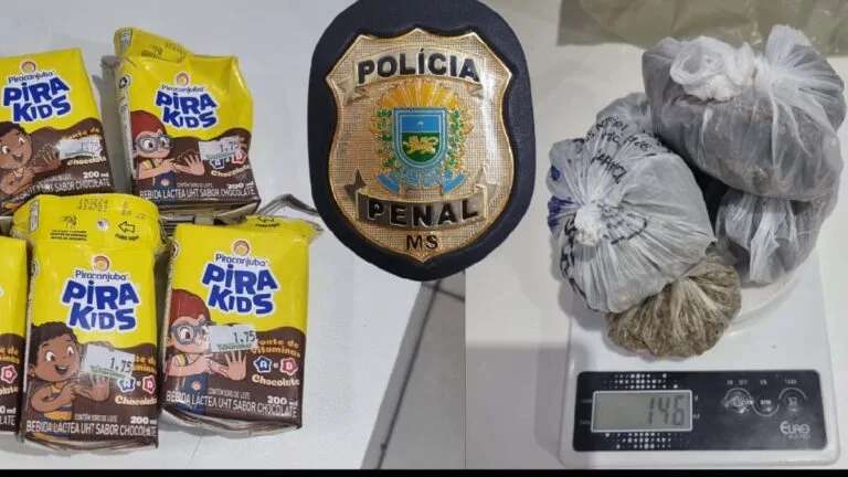 Policiais Penais frustram tentativa de tráfico no presídio de Corumbá