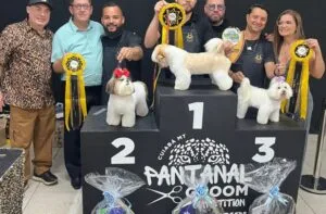 Leia mais sobre o artigo Mato Grosso do Sul celebra prêmio em competição nacional de estética animal na Expopet Cuiabá