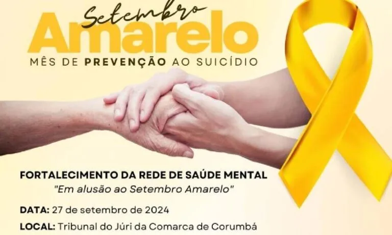 Judiciário de Corumbá promove seminário sobre saúde mental em alusão ao Setembro Amarelo